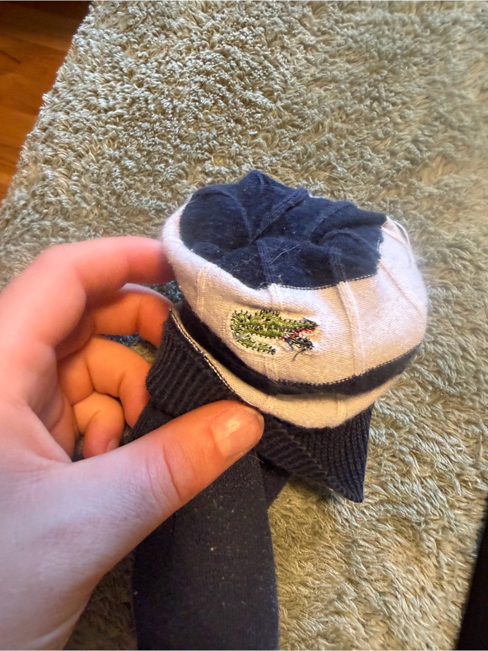 Lacoste knee high socks
